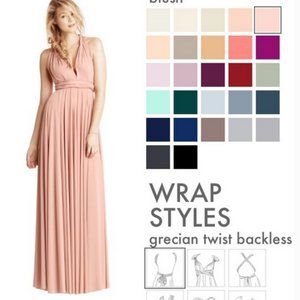 Two Birds Convertable Gown (Blush)